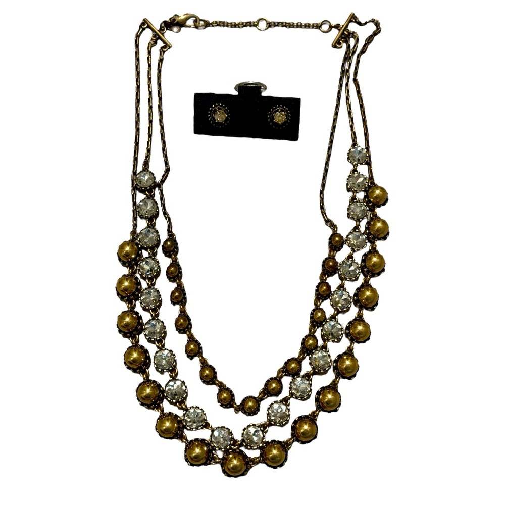 Ann Taylor Necklace and Earring set - Picture 2 of 6